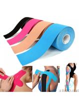 Bandagem Elástica 5Cm X 5M - Fita Kinesio Tape Fisioterapia