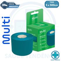 Bandagem Elastica Adesiva 5m x 5cm Azul Multilaser Fisioterapia e Esporte Bandagem Elastica Adesiva 5m x 5cm Azul Multilaser Fisioterapia e Esporte