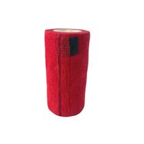 Bandagem Elástica Adesiva Flexível 10Cm Vermelha Hppner