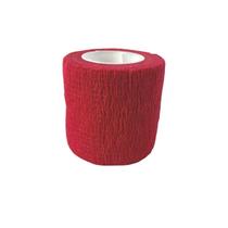 Bandagem Elástica Adesiva Flexível 5Cm Vermelha Hppner