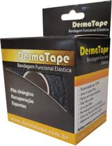Bandagem Elástica Adesiva Funcional Kinesio DermaTape Preta Bandagem Elástica Adesiva Funcional Kinesio DermaTape Preta
