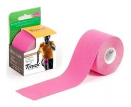 BANDAGEM ELASTICA ADESIVA TMAX 5Mx5CM COR ROSA