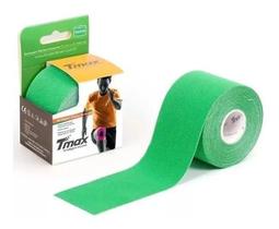 BANDAGEM ELASTICA ADESIVA TMAX 5Mx5CM COR VERDE