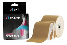 Bandagem Elástica Aktive Sport Kinésio Bege 5m x 5cm para Fisioterapia e Atletas Bandagem Elástica Aktive Sport Kinésio Bege 5m x 5cm para Fisioterapia e Atletas