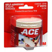 Bandagem elástica autoadesiva Ace 2 polegadas 1 cada da Ace (pacote com 2)