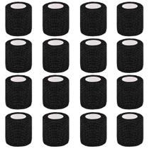 Bandagem Elástica Cohesiva Clooflar 16 Unidades 5 Jardas x 5 cm Preta Bandagem Elástica Cohesiva Clooflar 16 Unidades 5 Jardas x 5 cm Preta