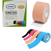 Bandagem Elastica Fita De Kinesio Recuperação Fisioterapia - Supermedy