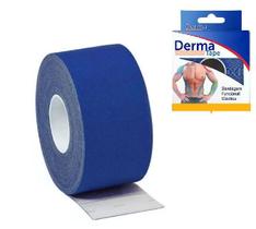 Bandagem Elástica Funcional Dermatape Azul 5cm x 5m Azul Bandagem Elástica Funcional Dermatape Azul 5cm x 5m Azul