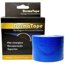 Bandagem Elástica Kinesio DermaTape 5cmx5m Azul Bandagem Elástica Kinesio DermaTape 5cmx5m Azul