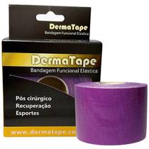 Bandagem Elástica Kinesio DermaTape - 5m x 5cm - Lilás Bandagem Elástica Kinesio DermaTape - 5m x 5cm - Lilás