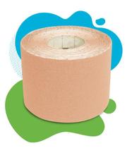 Bandagem elástica Muscle Fix 5x500cm - Rolo Bege Multilaser