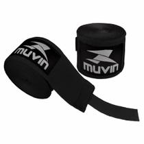Bandagem Elástica Muvin 5 metros - Alça p/ Polegar - Proteção Mãos e Punhos - Luta - Boxe Muay Thai MMA Artes Marciais