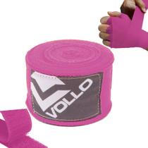Bandagem Elastica Vfg Hand Wraps 3 M Rosa 1 Par Vollo Sports