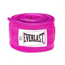 Bandagem Everlast Classic Hand Wraps Rosa - 3 Metros Bandagem Everlast Classic Hand Wraps Rosa - 3 Metros
