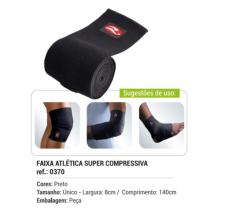 Bandagem Faixa Atlética De Super Compressão Realtex Prática de Exercícios