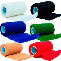 Bandagem Faixa Elástica Flexivel Adesiva Fita Tape Atadura Resistente Ortopédica Várias Cores 10cm x 4,5 metros