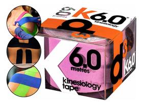 Bandagem Fita Kinesiológica Esportiva K6.0 Tape D3 50mm X 6m Rosa Bandagem Fita Kinesiológica Esportiva K6.0 Tape D3 50mm X 6m Rosa