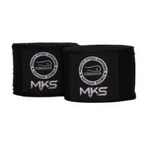 Bandagem Fita Protetora Elástica MKS 4,55m Preto CBBOXE Approved
