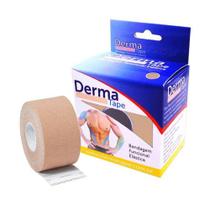 Bandagem Funcional Elástica Bege 5cm x 5mt Dermatape