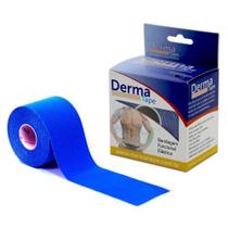 Bandagem Funcional Elástica Kinésio 5cmX5m Azul - Derma Tape