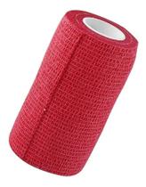 Bandagem Para Pets Cachorro E Gato Flexível Vermelha 10 cm x 4,5m