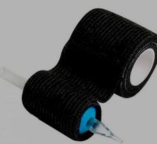 Bandagem Preta P/ Biqueiras E Maquinas Tattoo E Micropig.