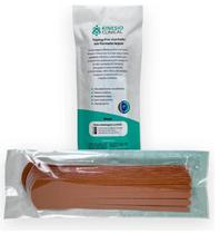 Bandagem Taping Précortada Estéril LEQUE Bege KinesioClinical 25cm x 5cm, 20 tiras