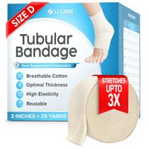 Bandagem Tubular JJ CARE Tamanho D 7,5 cm x 23 m Elástica