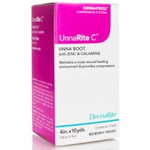 Bandagem Unna Boot DermaRite UnnaRite com óxido de zinco e calamina Bandagem Unna Boot DermaRite UnnaRite com óxido de zinco e calamina