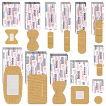 Bandagens adesivas BBTO em estilos variados - pequenas (180 unidades)