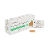 Bandagens adesivas McKesson Sterile Fabric Spot 1cm 100x4 Bandagens adesivas McKesson Sterile Fabric Spot 1cm 100x4