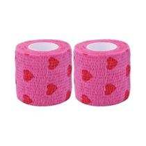 Bandagens Elásticas Não Tecidas Para Animais De Estimação, Coração Vermelho Rosa, Elastoplast