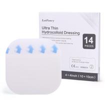 Bandagens hidrocolóides LotFancy 10 x 10 cm 14 unidades à prova d'água