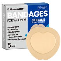 Bandagens impermeáveis Bioemmalab Large 7x7cm Silicone Foam (5) Bandagens impermeáveis Bioemmalab Large 7x7cm Silicone Foam (5)