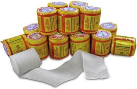 Bandagens para Boxe 5,5 m x 5 cm Brancas Elásticas - Pacote com 24 Bandagens para Boxe 5,5 m x 5 cm Brancas Elásticas - Pacote com 24