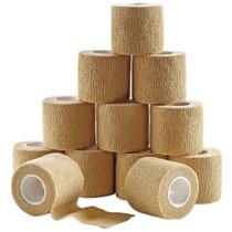 Bandages MedCa Self Adherent Cohesive de 5 m x 5 cm, pacote com 12