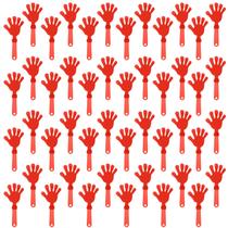 Bandalos de mão ZCYSRLQIN 48 peças em vermelho coral de 19 cm