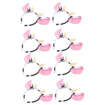 Bandana ABOOFAN Cow Ears Hairhoop Farm Animals Kids Pink