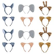 Bandana Animal Ears Haploon Jungle Cat 12 peças para crianças Bandana Animal Ears Haploon Jungle Cat 12 peças para crianças