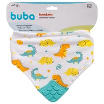 Bandana Baby Com Mordedor Dino Buba