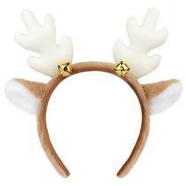 Bandana Beviliu Christmas Reindeer Antlers com sinos para adultos