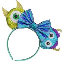 Bandana Bolonar Monsters Mouse Ears para mulheres azul-púrpura Bandana Bolonar Monsters Mouse Ears para mulheres azul-púrpura