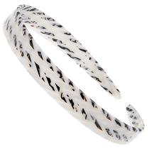 Bandana Camila Paris CP3468 francesa feita à mão branca/cinza Bandana Camila Paris CP3468 francesa feita à mão branca/cinza