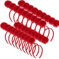 Bandana Censen Pom Pom Head Bopper para mulheres adultas (vermelha) Bandana Censen Pom Pom Head Bopper para mulheres adultas (vermelha)