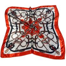 Bandana Cetim 49cm Western Country Estampada Cintura Pescoço