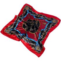 Bandana Cetim 49x49 Western Country Estampada Moda Look Chic Bandana Cetim 49x49 Western Country Estampada Moda Look Chic