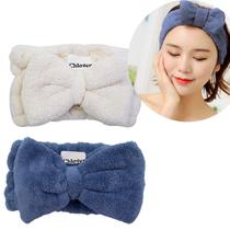 Bandana Chloven Microfiber Bowtie, pacote com 2 maquilhagem facial