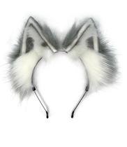 Bandana CofoWo Cat Fox Wolf Ears Furry Cosplay Cofowo Grey Bandana CofoWo Cat Fox Wolf Ears Furry Cosplay Cofowo Grey