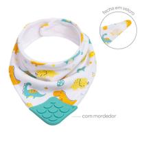 Bandana Com Mordedor Buba Dinossauro Bandana Com Mordedor Buba Dinossauro