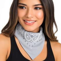 Bandana Country E Rock Tamanho 55 Cm X 55 Cm Varias Cores